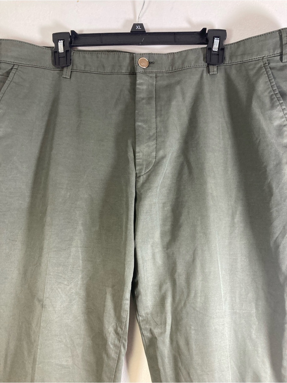 Williams & Kent Mansfield Relaxed Fit Pants Twill Olive Green Size 42 Casual - Picture 3 of 13